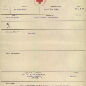 Soldier packet page