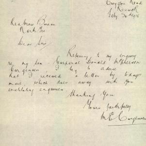 Soldier packet page