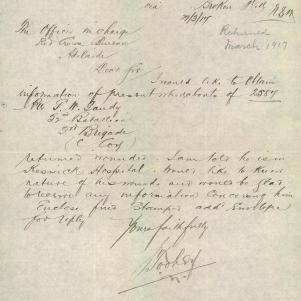 Soldier packet page