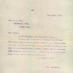 Soldier packet page