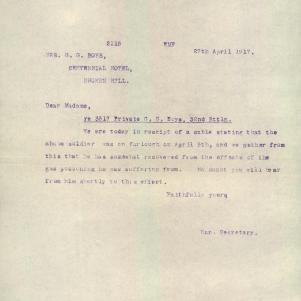 Soldier packet page
