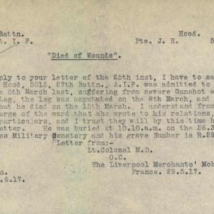 Soldier packet page