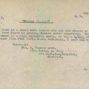 Soldier packet page