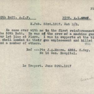 Soldier packet page