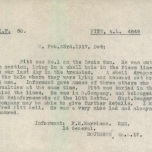 Soldier packet page