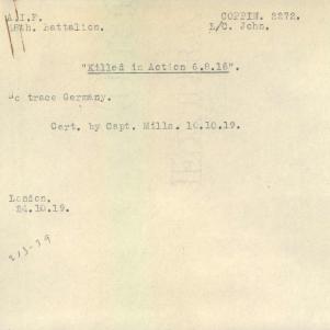 Soldier packet page