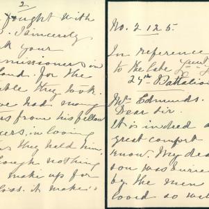 Soldier packet page