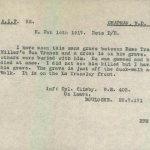 Soldier packet page