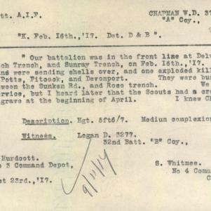 Soldier packet page