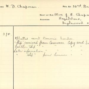 Soldier packet page