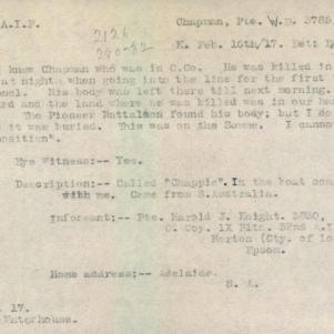 Soldier packet page