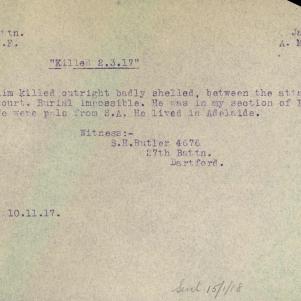 Soldier packet page
