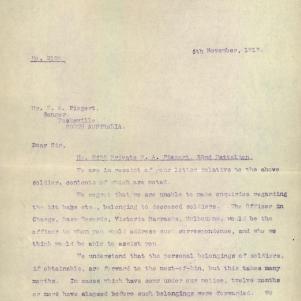 Soldier packet page