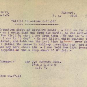 Soldier packet page