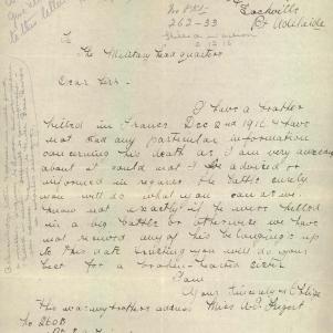 Soldier packet page