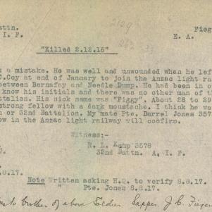 Soldier packet page