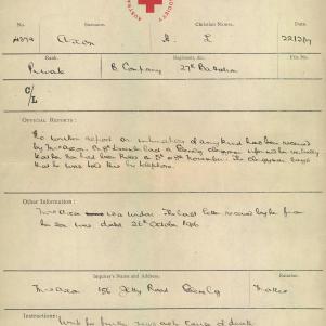 Soldier packet page