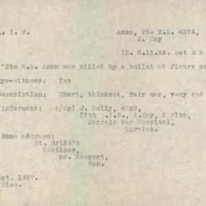 Soldier packet page