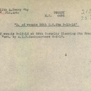 Soldier packet page