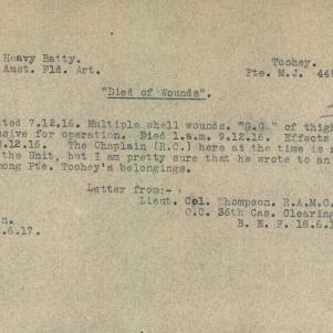 Soldier packet page