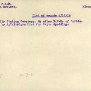 Soldier packet page