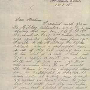 Soldier packet page