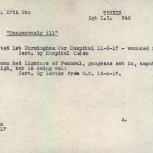 Soldier packet page