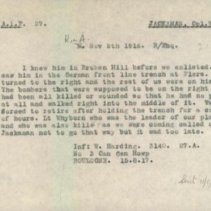Soldier packet page