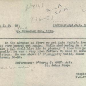 Soldier packet page