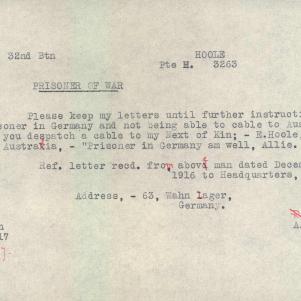 Soldier packet page