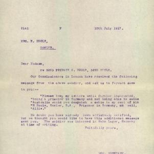 Soldier packet page