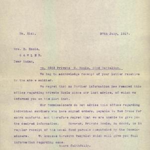 Soldier packet page