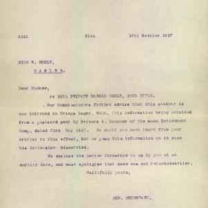 Soldier packet page