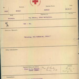 Soldier packet page
