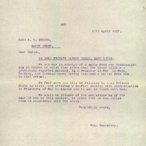Soldier packet page
