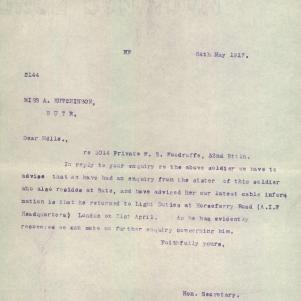 Soldier packet page