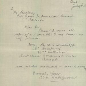 Soldier packet page