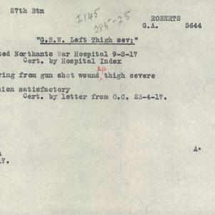 Soldier packet page