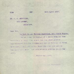 Soldier packet page