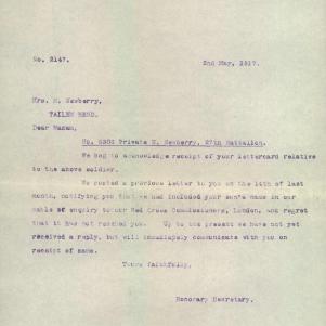 Soldier packet page