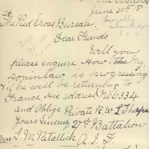 Soldier packet page
