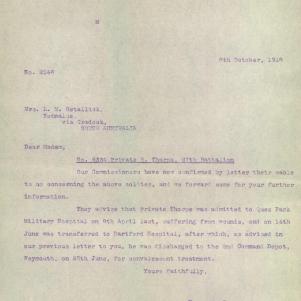 Soldier packet page