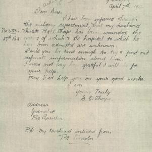 Soldier packet page