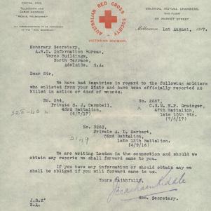 Soldier packet page