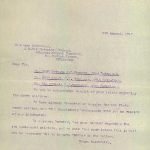 Soldier packet page