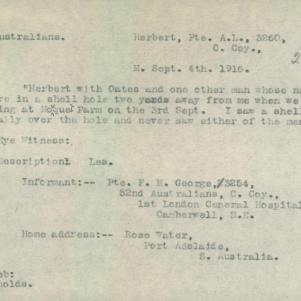 Soldier packet page