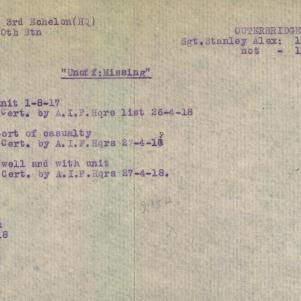 Soldier packet page
