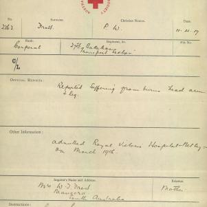 Soldier packet page