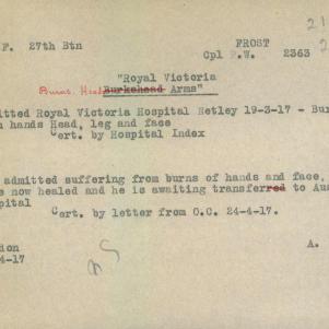 Soldier packet page