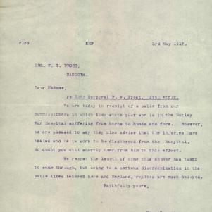 Soldier packet page